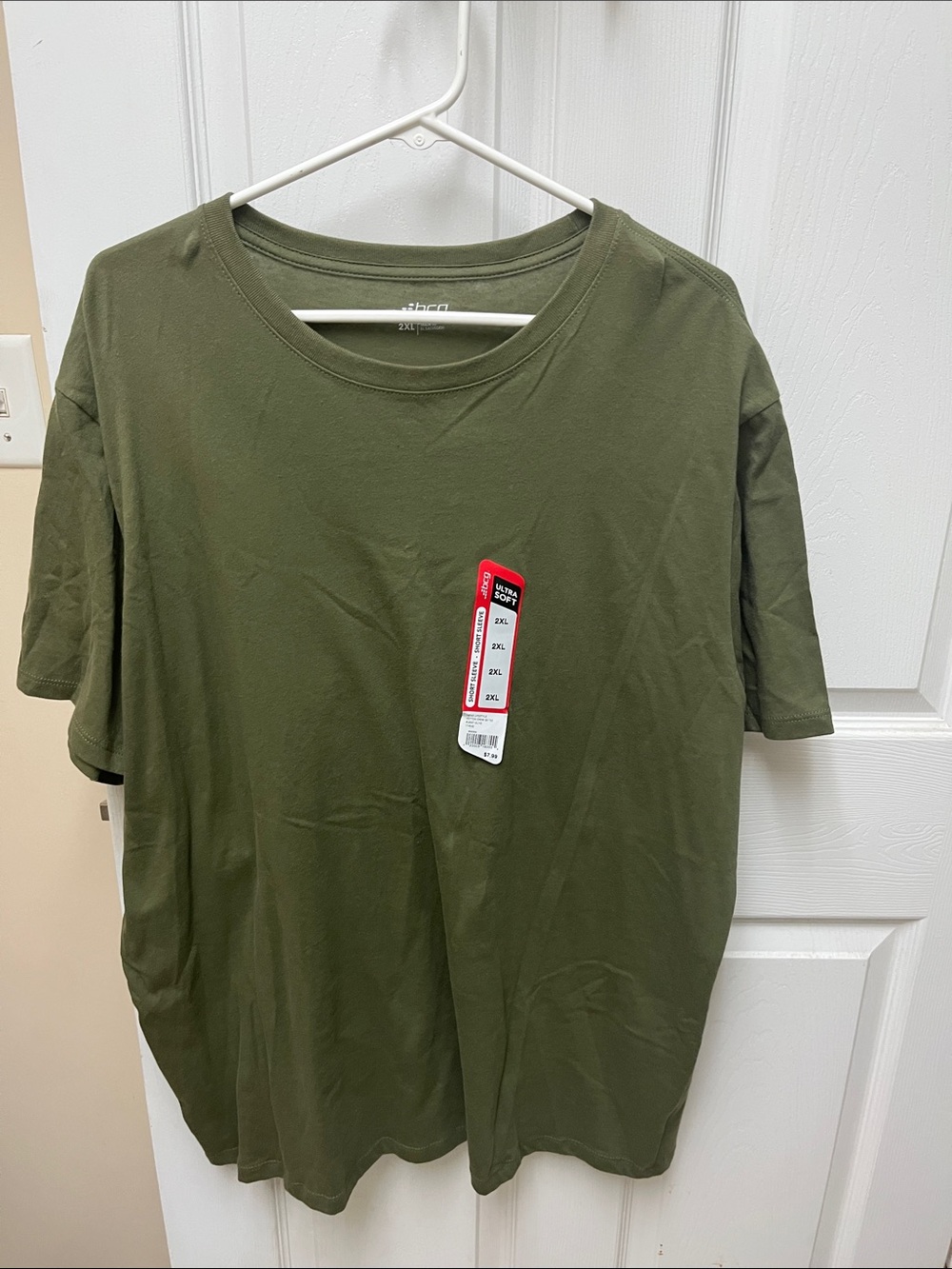 bcg Olive Green Short Sleeve Crewneck Tee